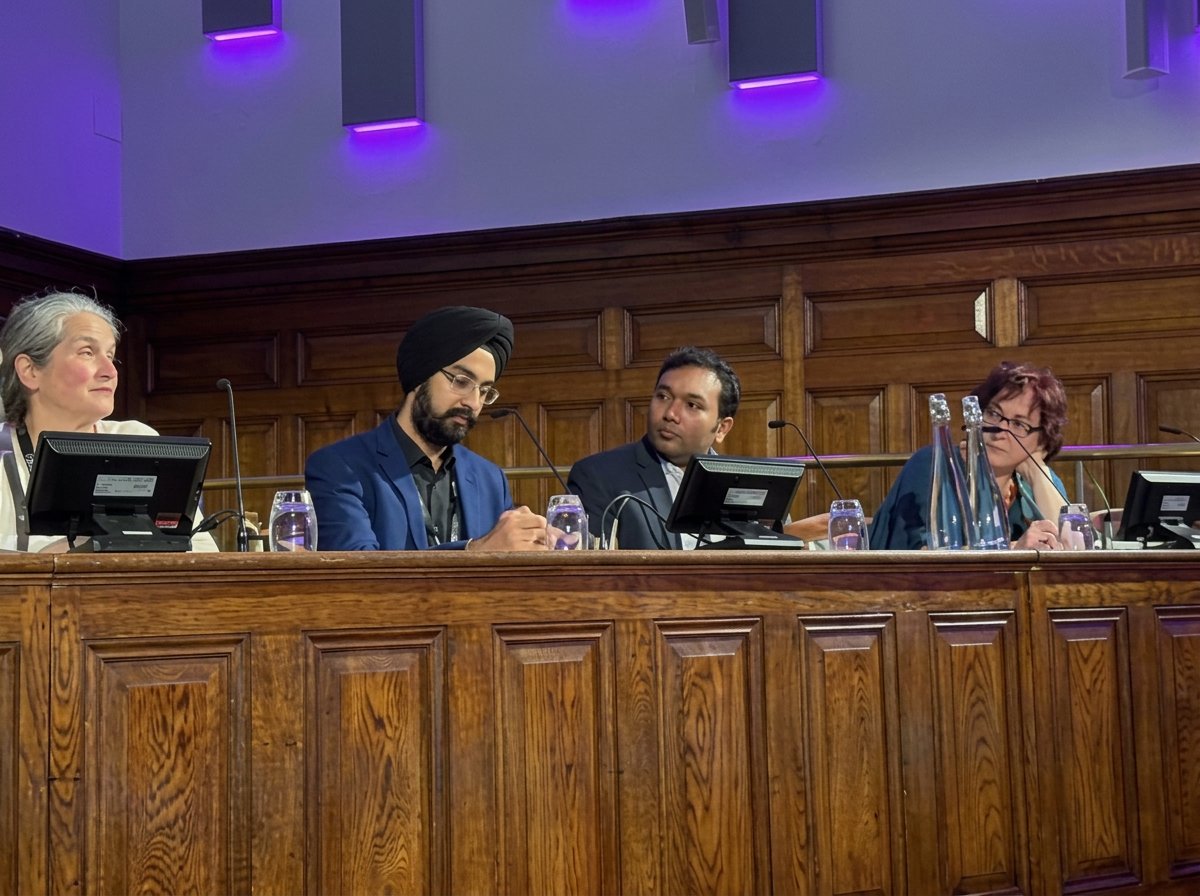 Harneet Singh on the panel at Think Data for Government